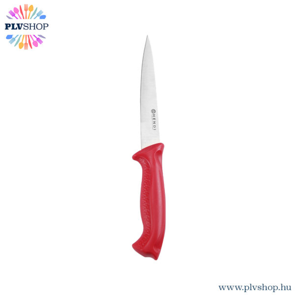 Kés HACCP piros filéző kés 150/300mm Hendi 842522