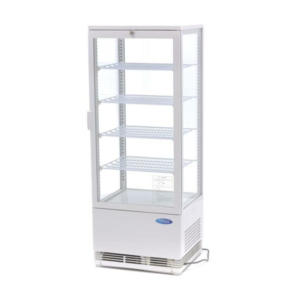 Hűtőtt vitrin 43cm – 98L – fehér – Maxima 09400810