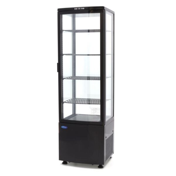 Hűtőtt vitrin üvegajtós 52cm – 235L – Maxima 09400816