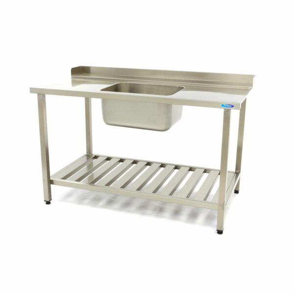 Mosogatógépasztal mosogatóval és hátulütővel – 140 x 75cm – jobbra – Maxima 09201040