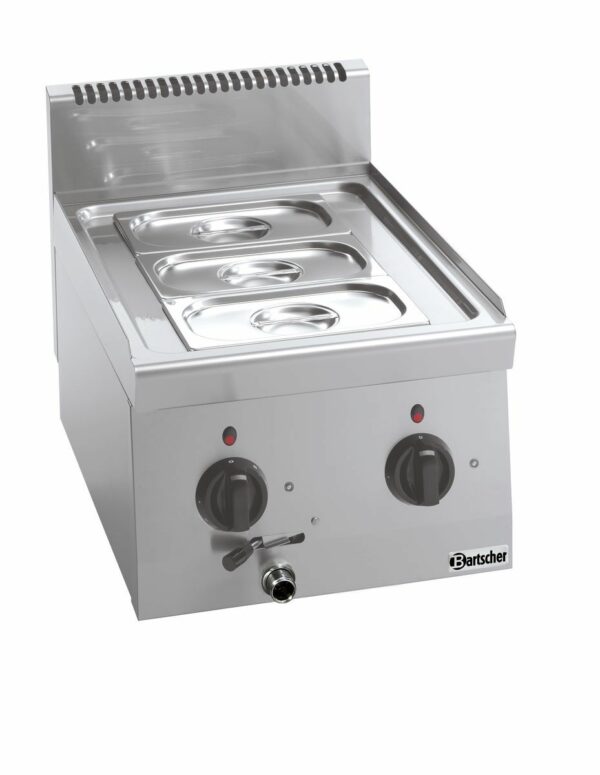 Bain Marie 600 3x GN 1/4, W400, TU – Bartscher 131760