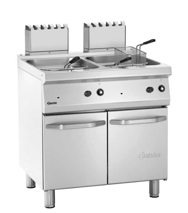 Zsíros olajsütő gáz, 700 W800, 2x15L – Bartscher 2859271