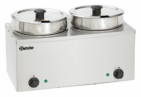 Bain Marie Hotpot, 2x fazék, 6,5 l – Bartscher 606065