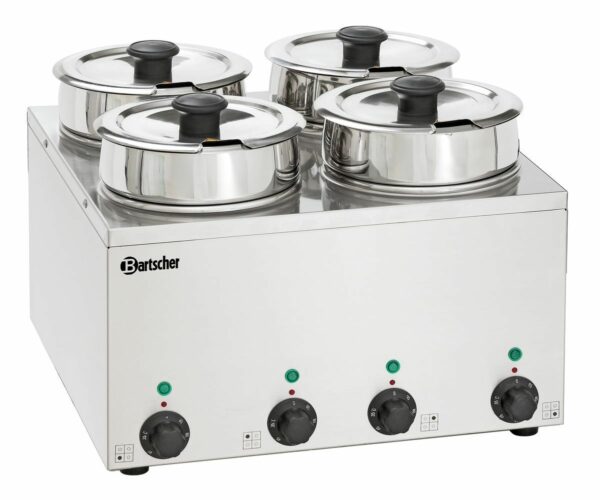 Bain Marie Hotpot, 4x fazék, 3,5 l – Bartscher 608035