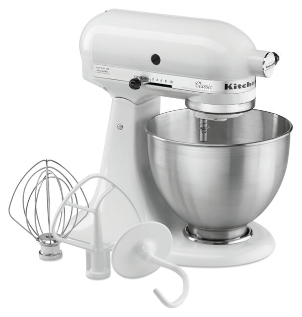 KitchenAid 5K45SSEWH, fehér, 4,28L – Bartscher A150067